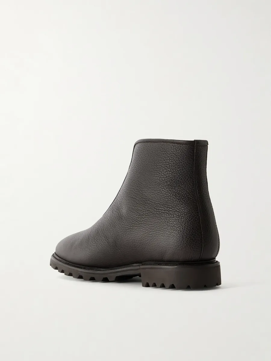 MORJAS Alpine Shearling-Lined Full-Grain Leather Chelsea Boots - Men | Thumbnail 4 MORJAS Alpine Shearling-Lined Full-Grain Leather Chelsea Boots - Men | Thumbnail 4