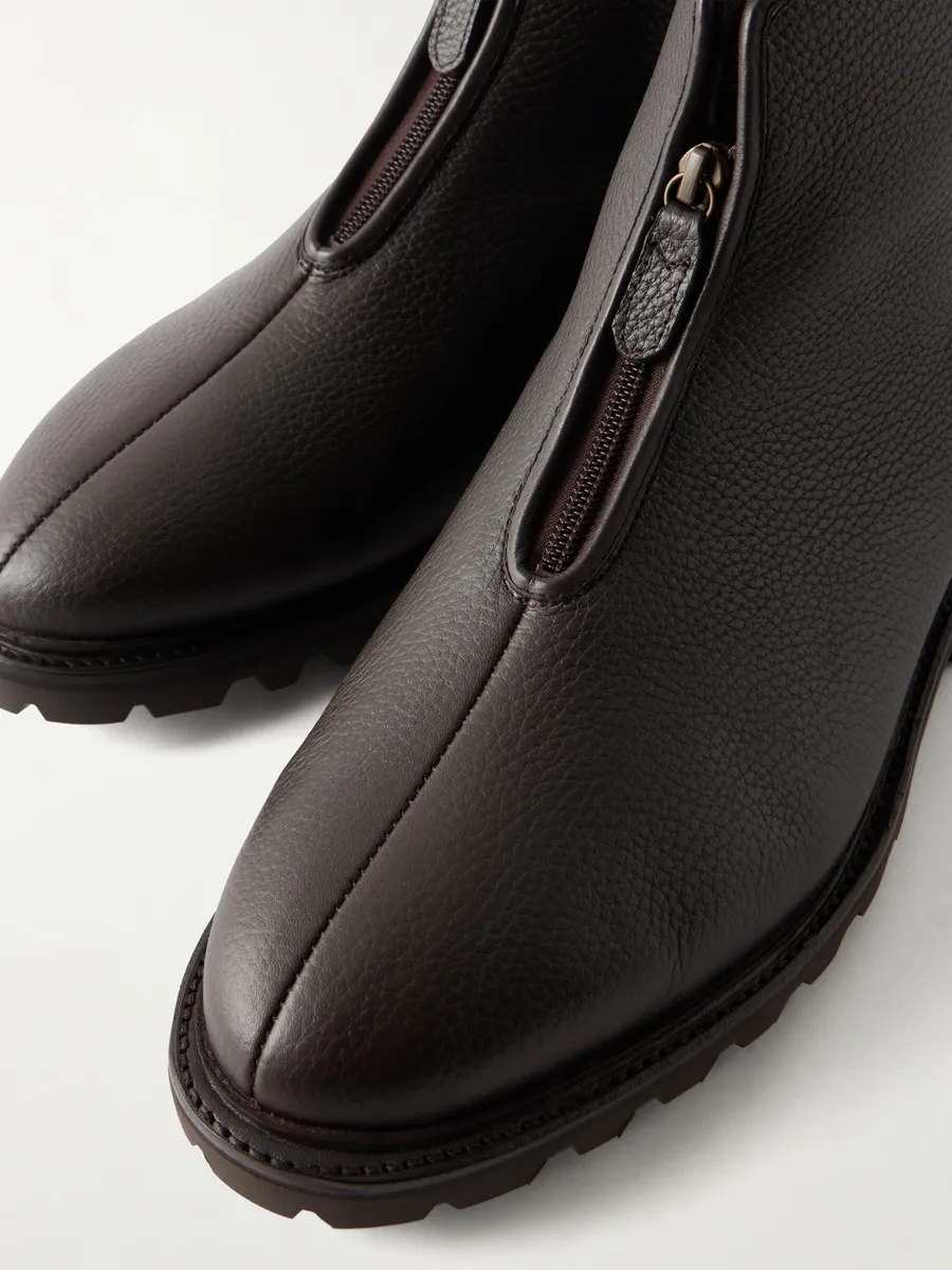 MORJAS Alpine Shearling-Lined Full-Grain Leather Chelsea Boots - Men | Thumbnail 5 MORJAS Alpine Shearling-Lined Full-Grain Leather Chelsea Boots - Men | Thumbnail 5
