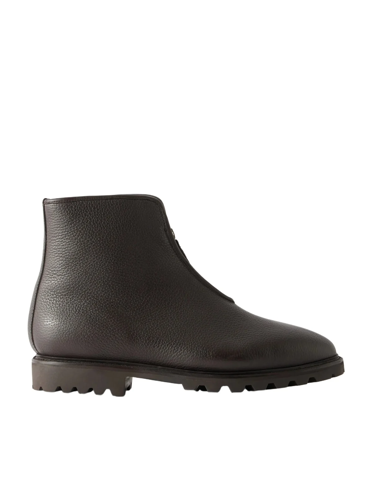 MORJAS Alpine Shearling-Lined Full-Grain Leather Chelsea Boots - Men