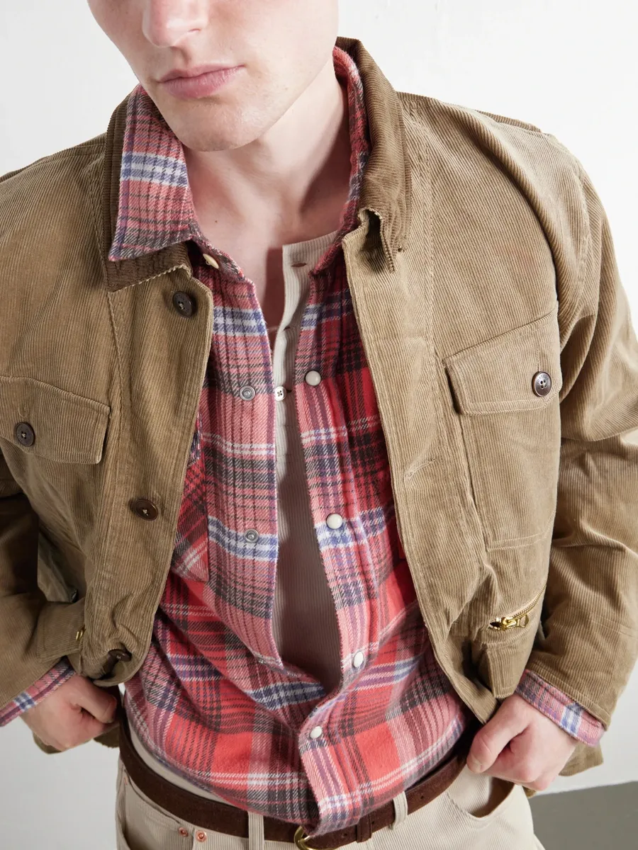 WYTHE Checked Cotton-Flannel Western Shirt - Men | Thumbnail 5