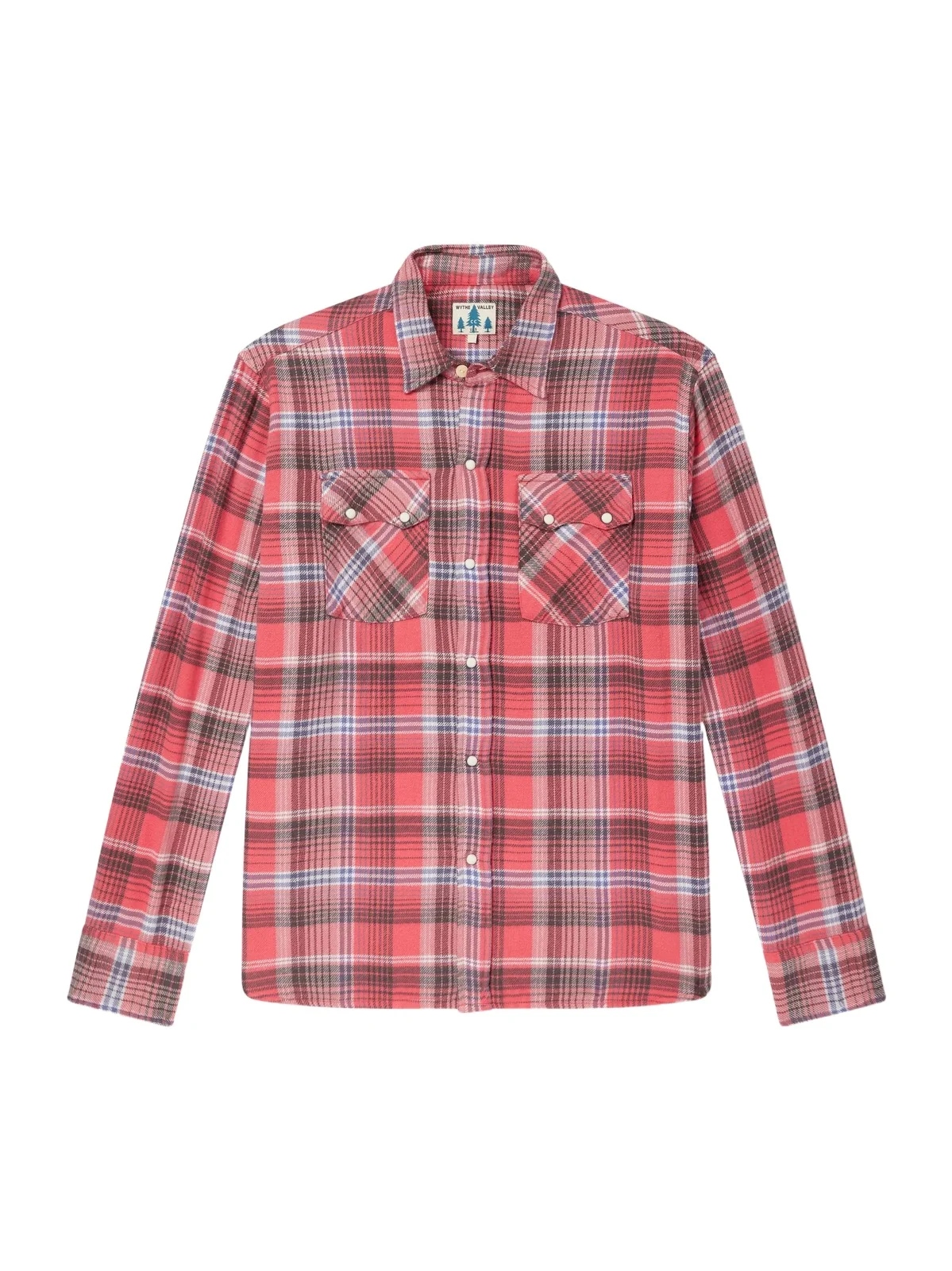 WYTHE Checked Cotton-Flannel Western Shirt - Men