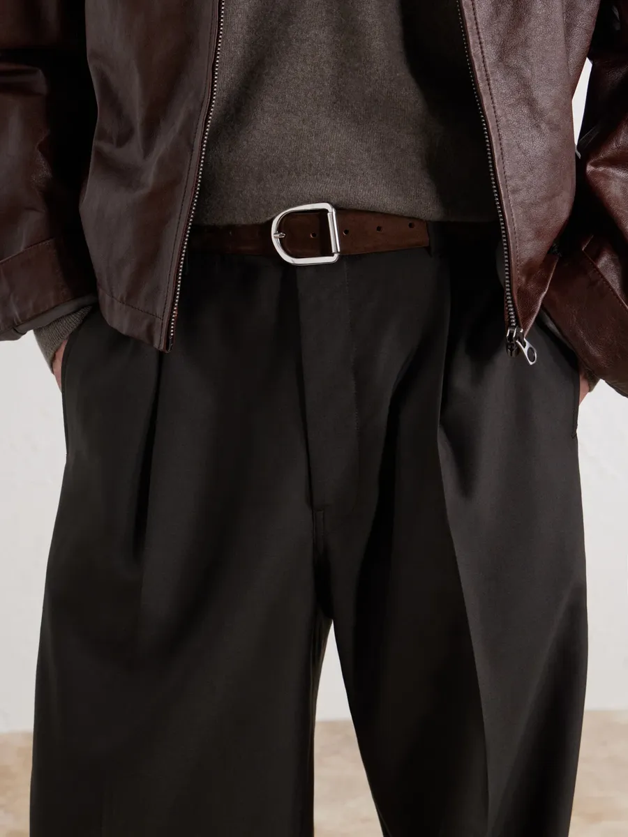 Déhanche 3cm Mija Suede Belt - Men | Thumbnail 3