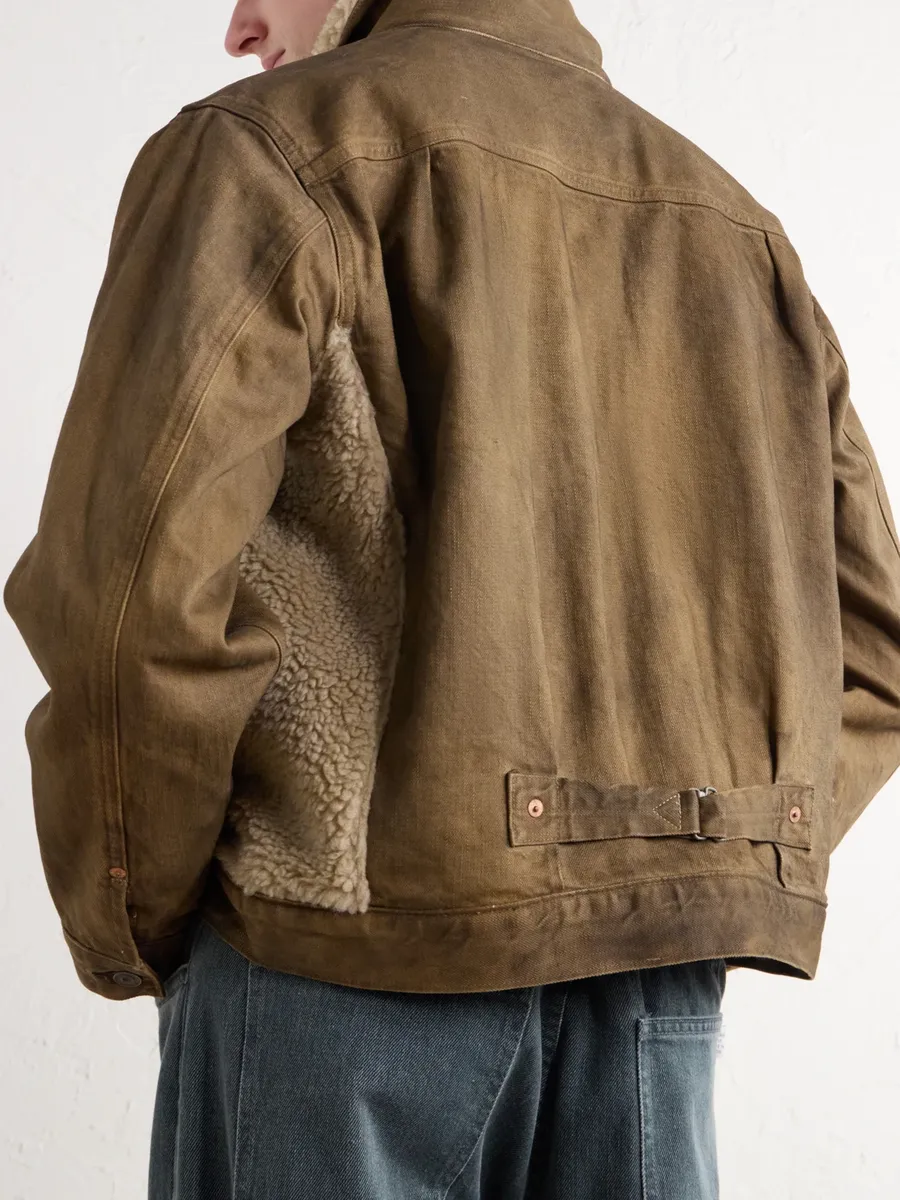 RRL Fleece-Trimmed Denim Jacket - Men | Thumbnail 6