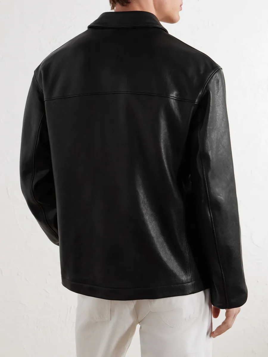 Lemaire Paneled Leather Jacket - Men | Thumbnail 4 Lemaire Paneled Leather Jacket - Men | Thumbnail 4