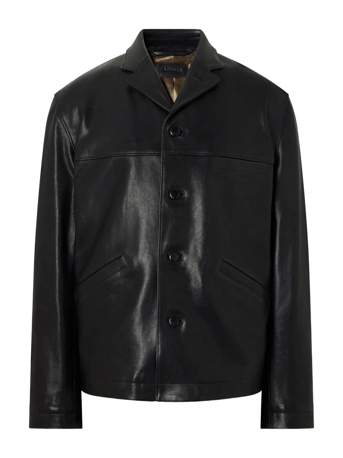 Lemaire Paneled Leather Jacket - Men