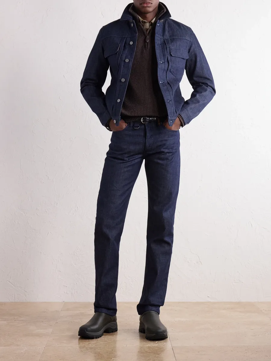 Barbour A.P.C. Organic Straight-Leg Jeans - Men | Thumbnail 2 Barbour A.P.C. Organic Straight-Leg Jeans - Men | Thumbnail 2