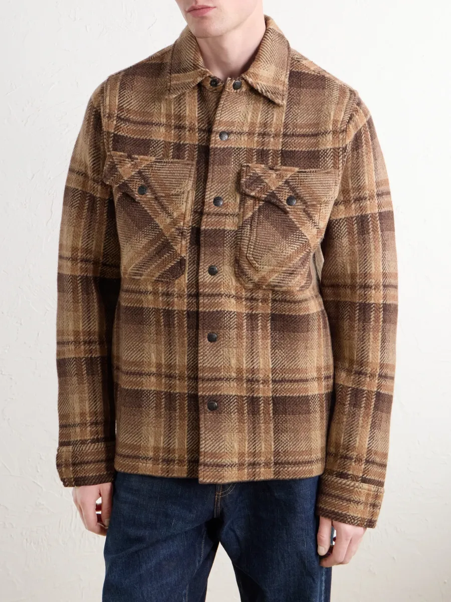RRL Checked Jacquard-Knit Wool Jacket - Men | Thumbnail 3 RRL Checked Jacquard-Knit Wool Jacket - Men | Thumbnail 3