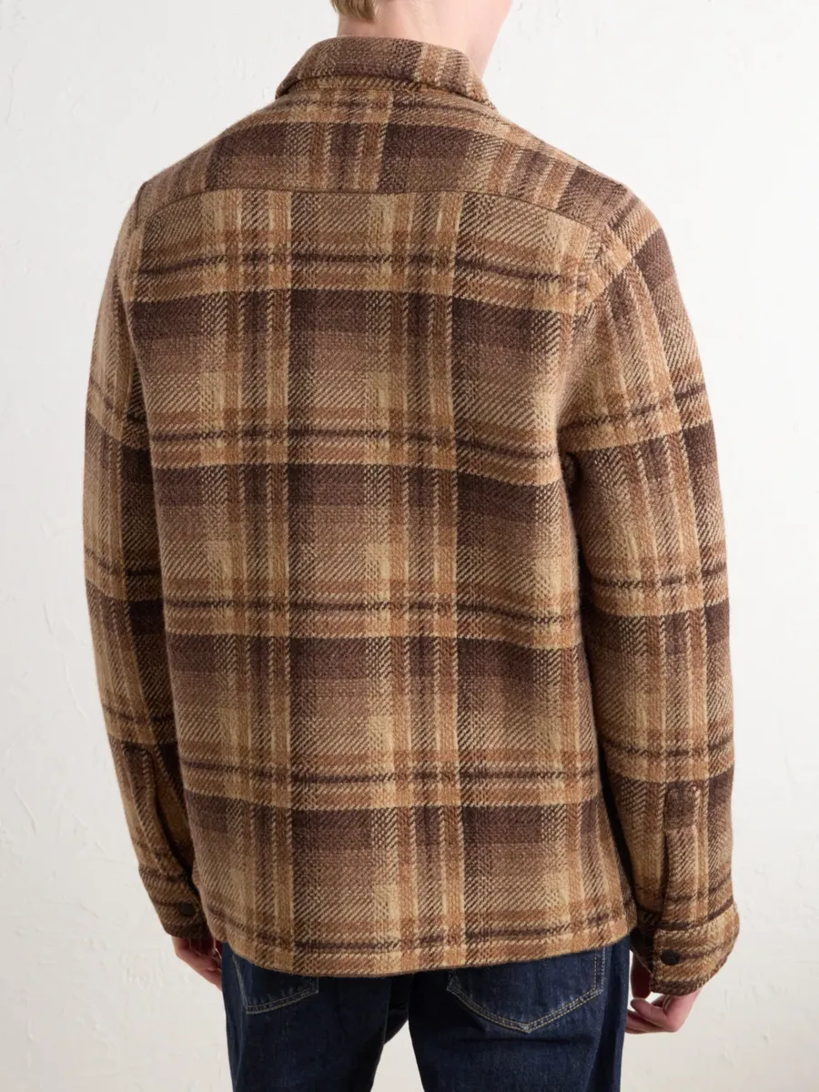 RRL Checked Jacquard-Knit Wool Jacket - Men | Thumbnail 4 RRL Checked Jacquard-Knit Wool Jacket - Men | Thumbnail 4
