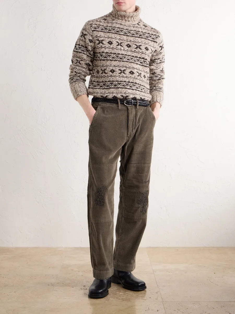 RRL Fair Isle Wool-Blend Jacquard Rollneck Sweater - Men | Thumbnail 2 RRL Fair Isle Wool-Blend Jacquard Rollneck Sweater - Men | Thumbnail 2