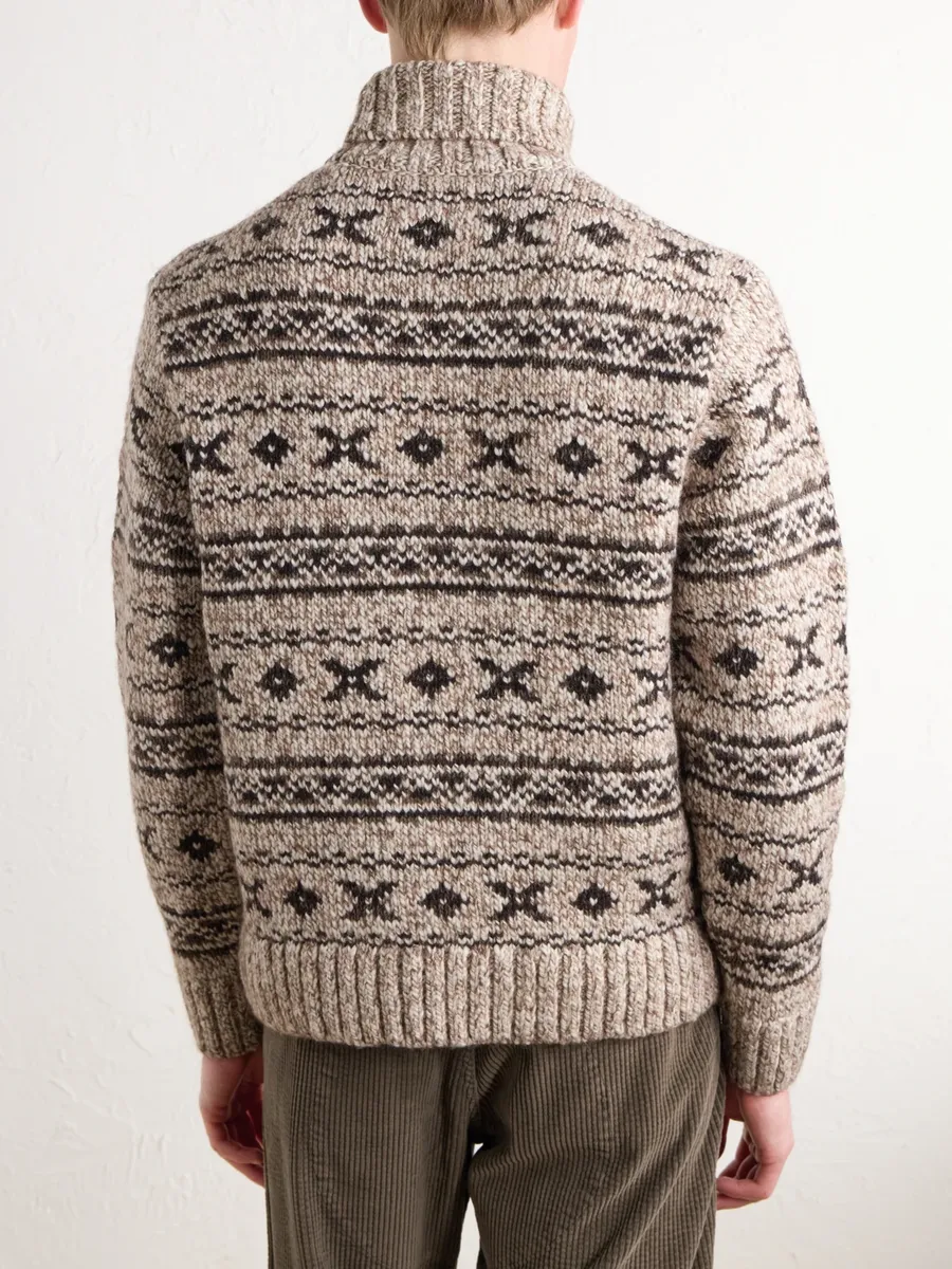 RRL Fair Isle Wool-Blend Jacquard Rollneck Sweater - Men | Thumbnail 4 RRL Fair Isle Wool-Blend Jacquard Rollneck Sweater - Men | Thumbnail 4