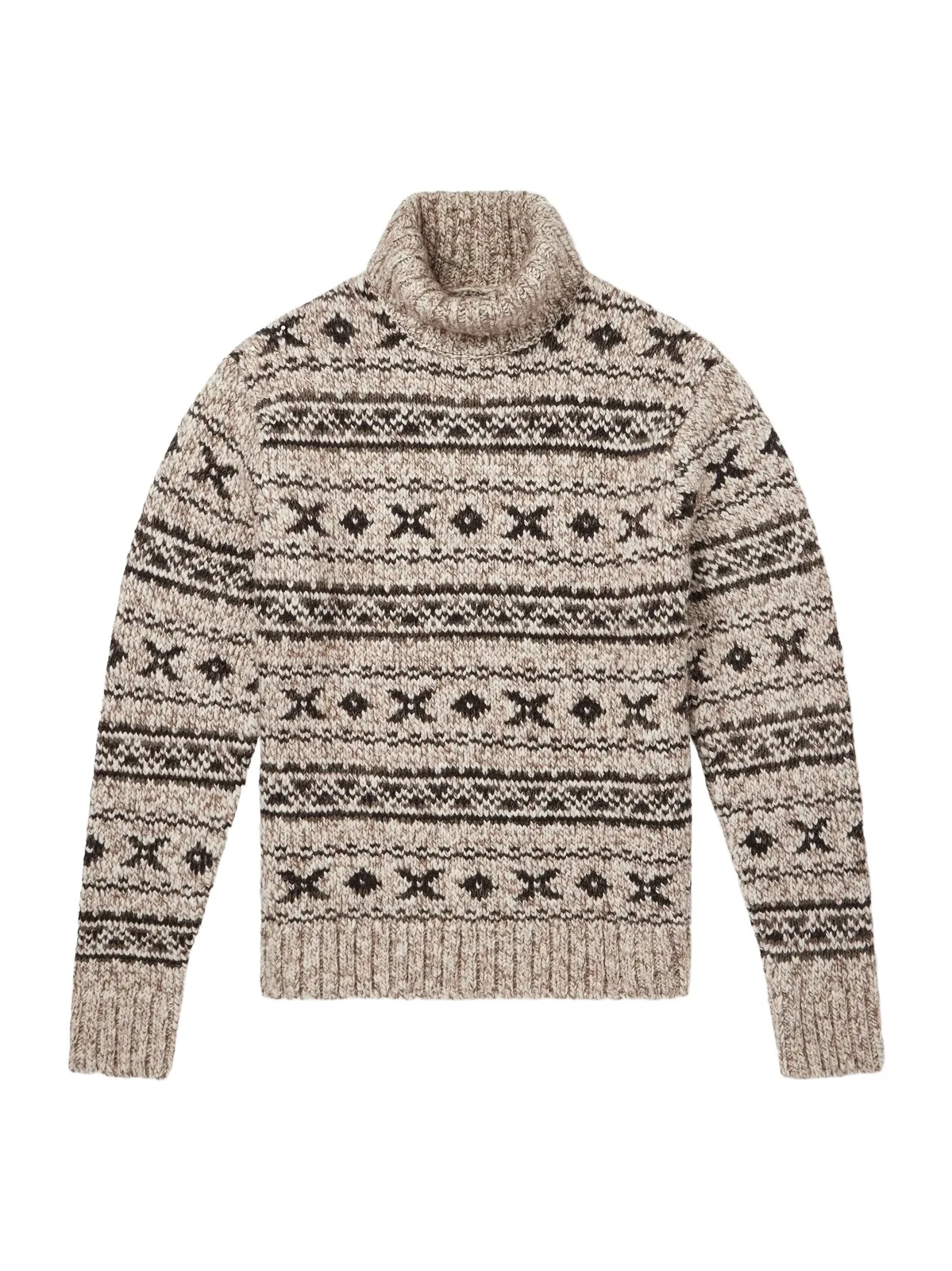 RRL Fair Isle Wool-Blend Jacquard Rollneck Sweater - Men