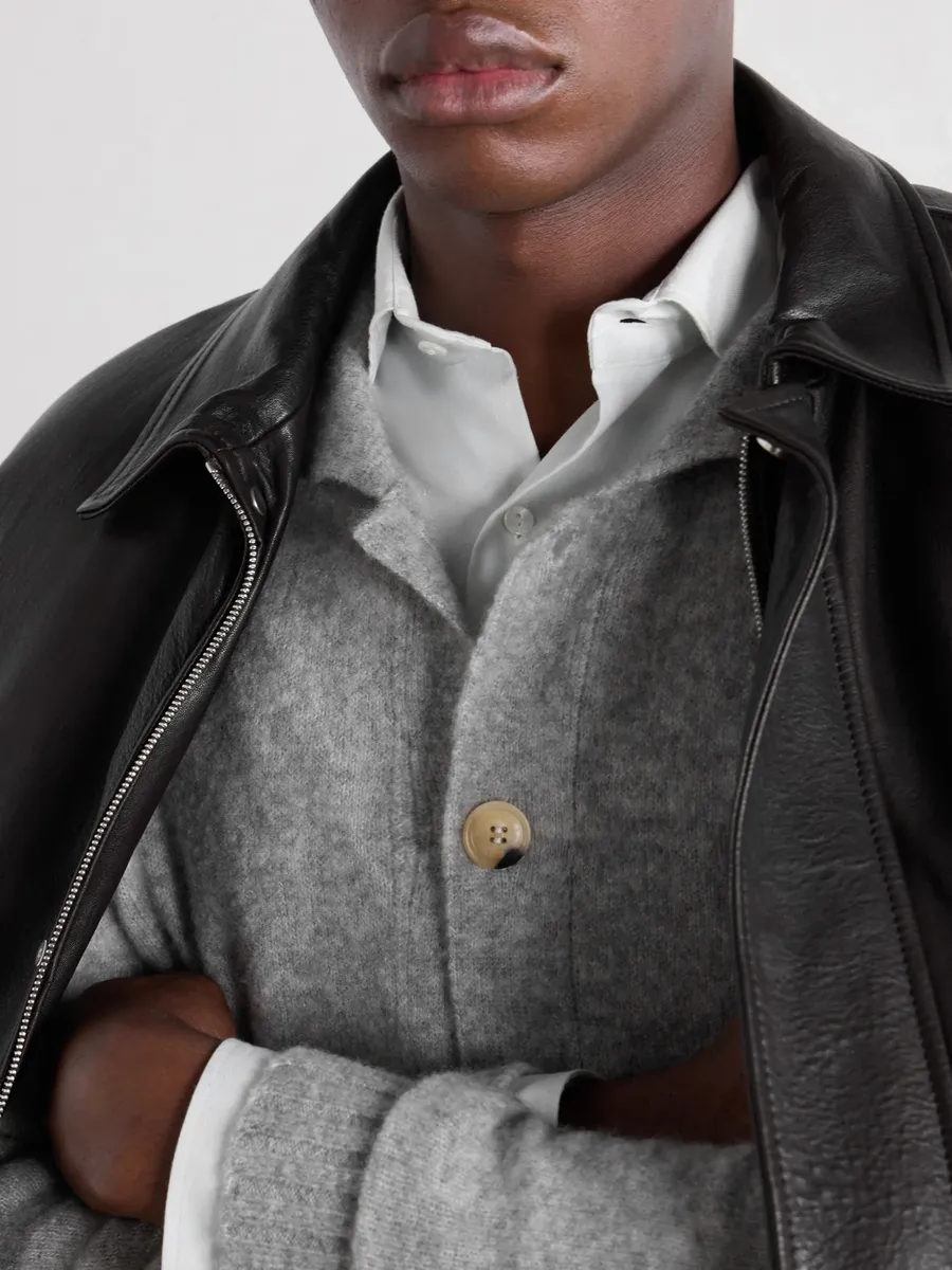 PIACENZA 1733 Cashmere-Blend Cardigan - Men | Thumbnail 5 PIACENZA 1733 Cashmere-Blend Cardigan - Men | Thumbnail 5