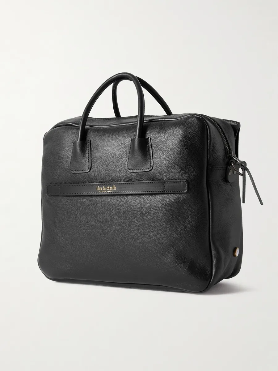 Bleu de Chauffe Business Zeppo Full-Grain Leather Briefcase - Men | Thumbnail 3 Bleu de Chauffe Business Zeppo Full-Grain Leather Briefcase - Men | Thumbnail 3
