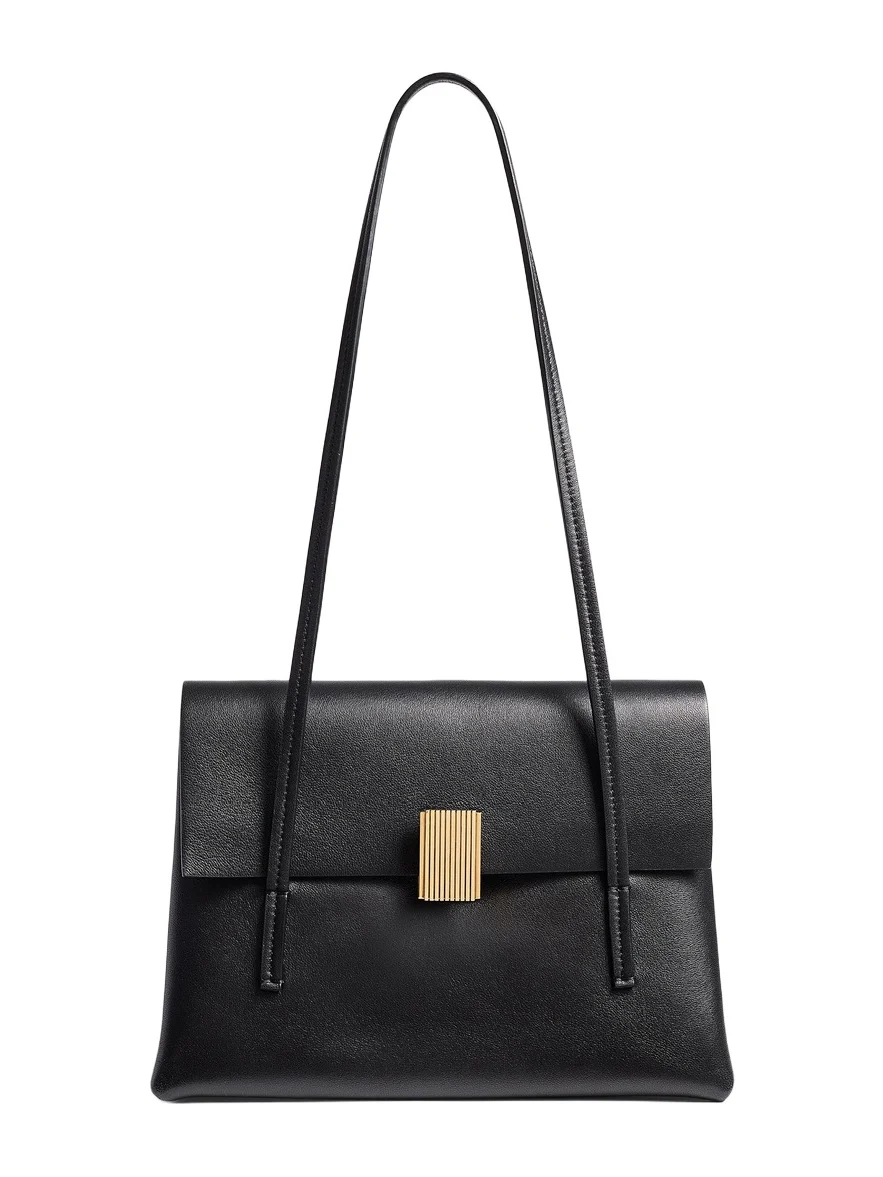 Khaite Soft Blake Small Shoulder Bag In Black