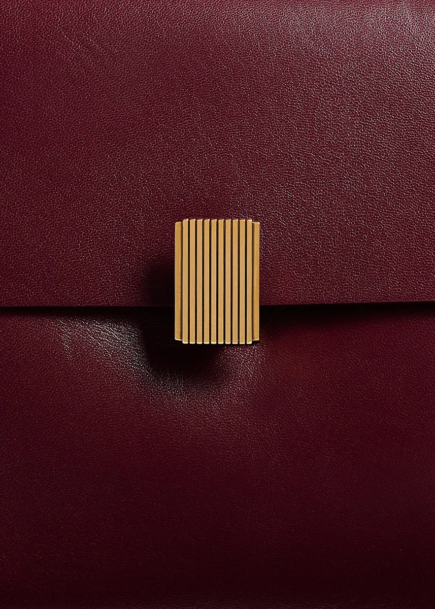 Khaite Soft Blake Shoulder Bag In Bordeaux | Thumbnail 4 Khaite Soft Blake Shoulder Bag In Bordeaux | Thumbnail 4