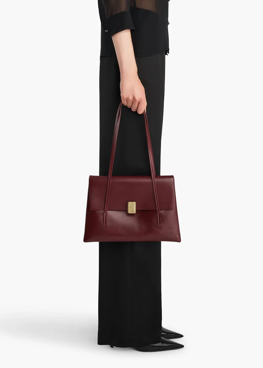 Khaite Soft Blake Shoulder Bag In Bordeaux | Thumbnail 5 Khaite Soft Blake Shoulder Bag In Bordeaux | Thumbnail 5
