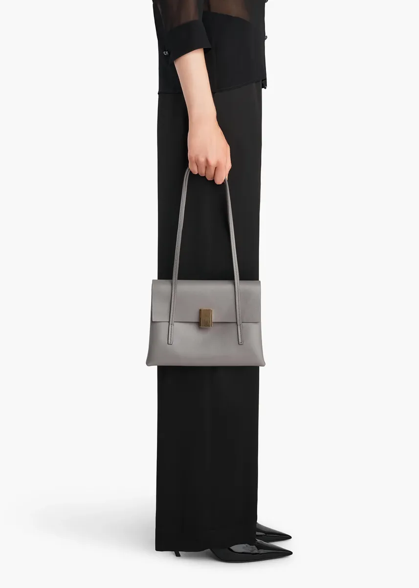 Khaite Soft Blake Small Shoulder Bag In Dark Haze | Thumbnail 5