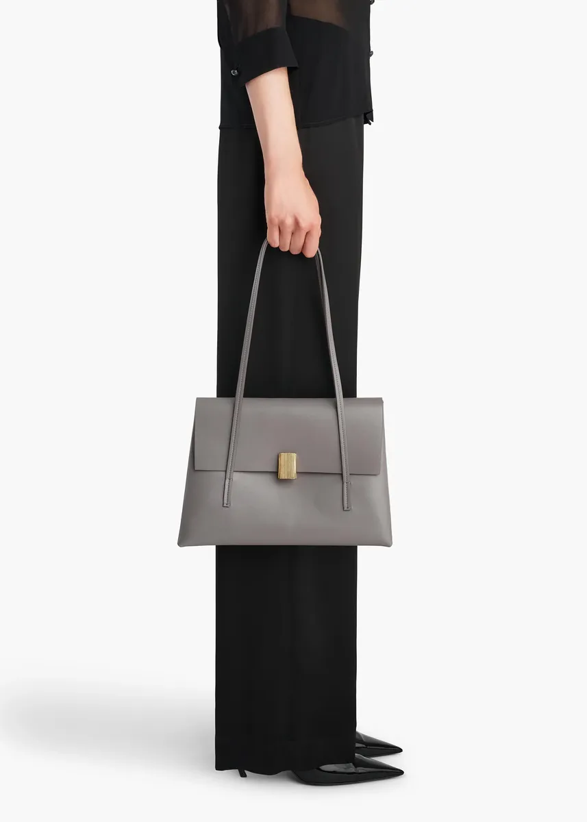 Khaite Soft Blake Shoulder Bag In Dark Haze | Thumbnail 5 Khaite Soft Blake Shoulder Bag In Dark Haze | Thumbnail 5
