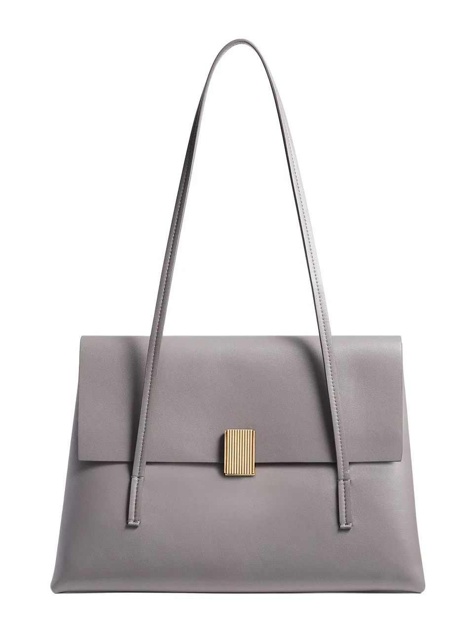 Khaite Soft Blake Shoulder Bag In Dark Haze