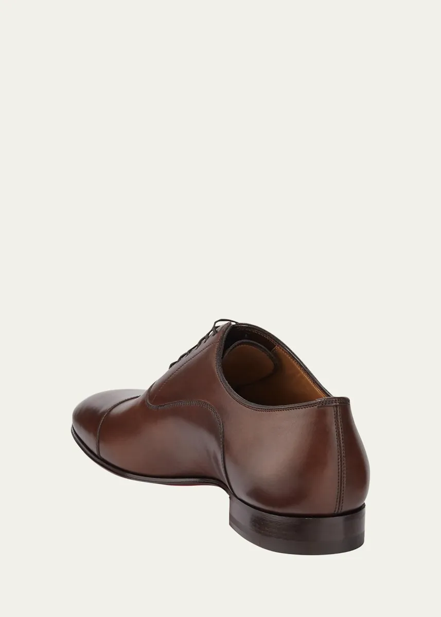 Christian Louboutin Greggo Men's Lace-Up Leather Dress Shoes | Thumbnail 4 Christian Louboutin Greggo Men's Lace-Up Leather Dress Shoes | Thumbnail 4