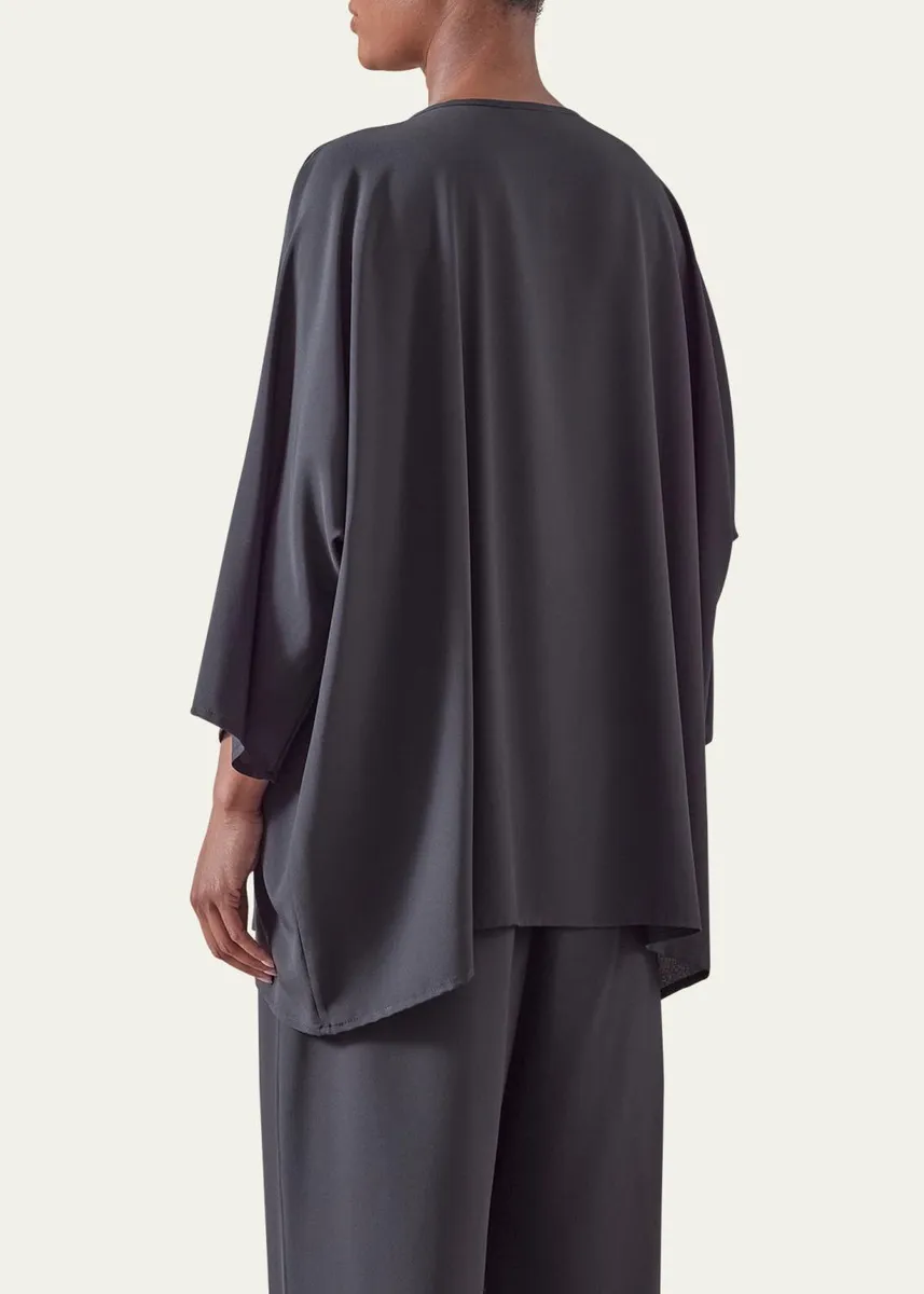 Eskandar Boat Neck Top (Long Length) | Thumbnail 3 Eskandar Boat Neck Top (Long Length) | Thumbnail 3