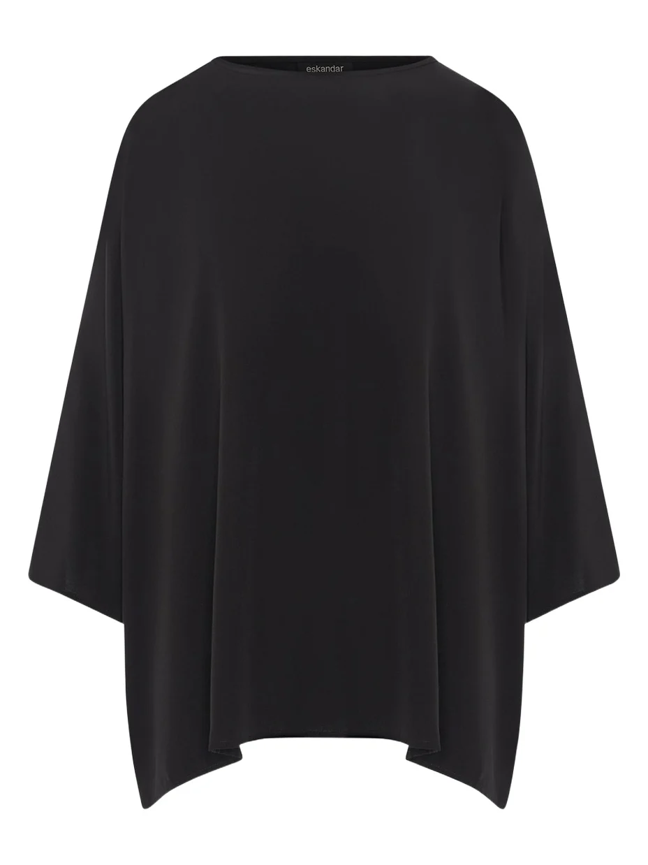 Eskandar Boat Neck Top (Long Length)
