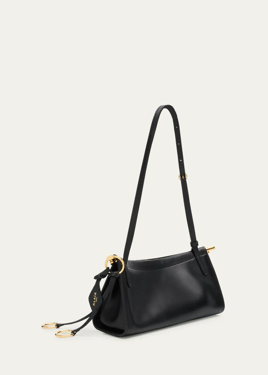 Alaïa Le Click Small Shoulder Bag in Glossy Leather | Thumbnail 3 Alaïa Le Click Small Shoulder Bag in Glossy Leather | Thumbnail 3