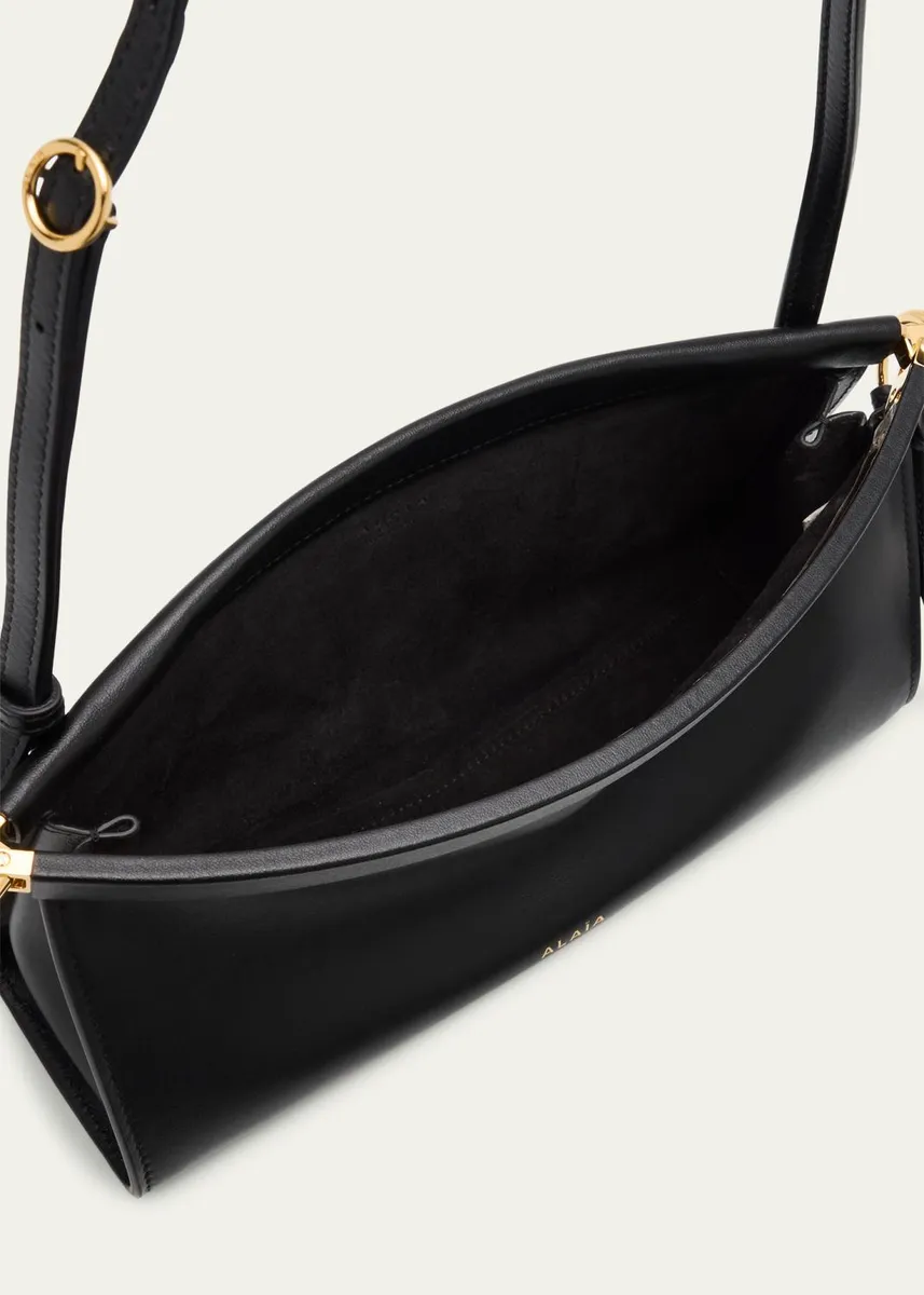 Alaïa Le Click Small Shoulder Bag in Glossy Leather | Thumbnail 4 Alaïa Le Click Small Shoulder Bag in Glossy Leather | Thumbnail 4