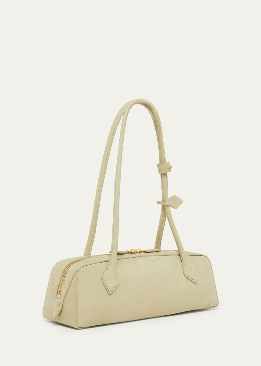 Alaïa Le Teckel Medium Suede Shoulder Bag | Thumbnail 3 Alaïa Le Teckel Medium Suede Shoulder Bag | Thumbnail 3