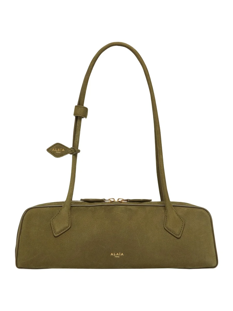 Le Teckel Medium Suede Shoulder Bag Le Teckel Medium Suede Shoulder Bag