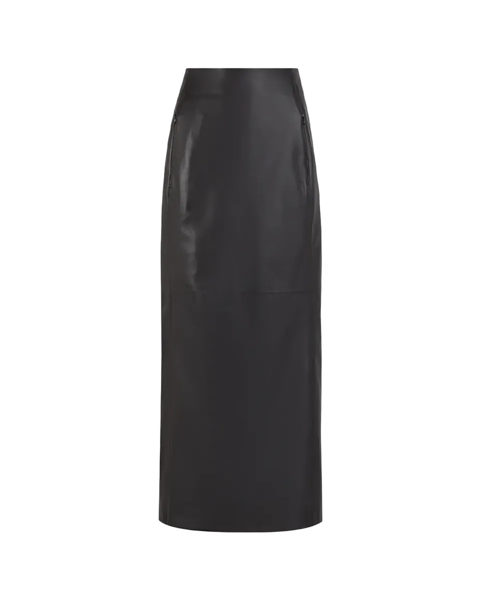 Alaïa Soft Lambskin Leather Maxi Pencil Skirt | Thumbnail 2 Alaïa Soft Lambskin Leather Maxi Pencil Skirt | Thumbnail 2
