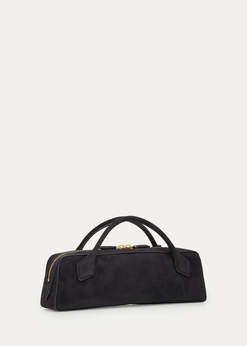 Alaïa Teckel Top-Handle Bag in Suede and Leather | Thumbnail 3