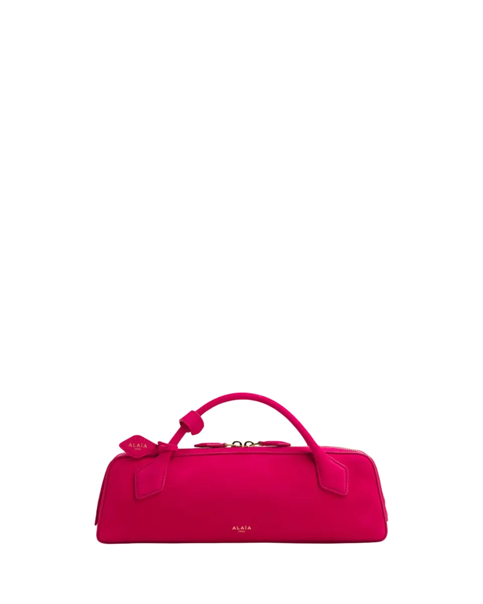 Alaïa Teckel Top-Handle Bag in Suede and Leather | Thumbnail 2 Alaïa Teckel Top-Handle Bag in Suede and Leather | Thumbnail 2