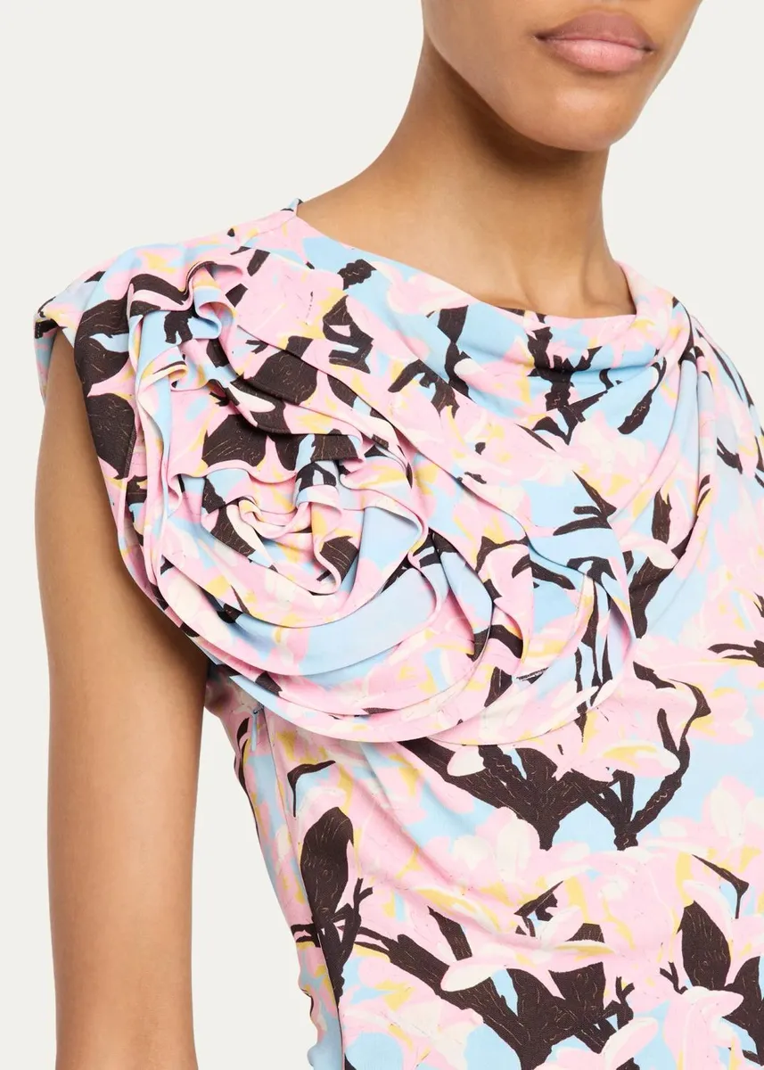 Ulla Johnson x Cassi Namoda Daphne Floral Jersey Maxi Dress | Thumbnail 5