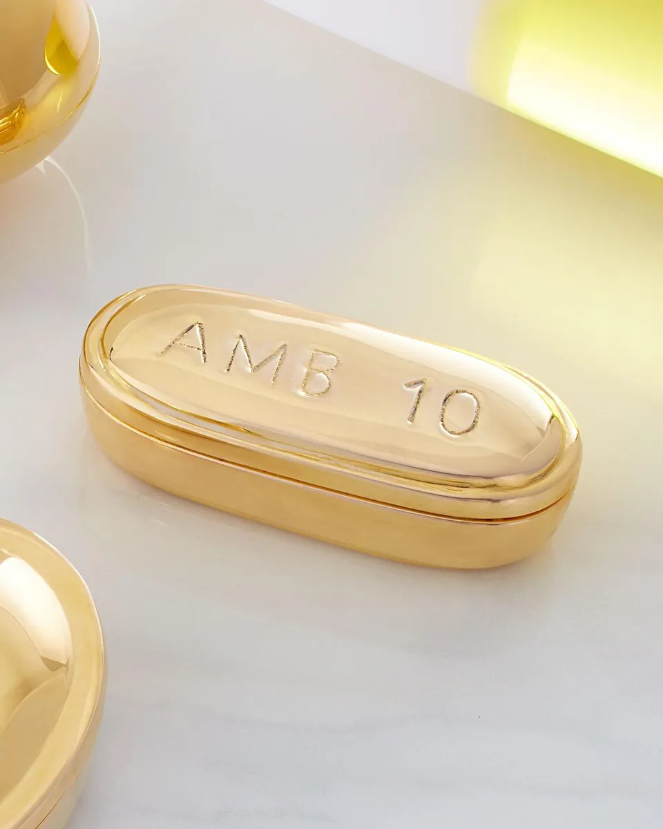 Jonathan Adler Brass Pill Box | Thumbnail 2 Jonathan Adler Brass Pill Box | Thumbnail 2