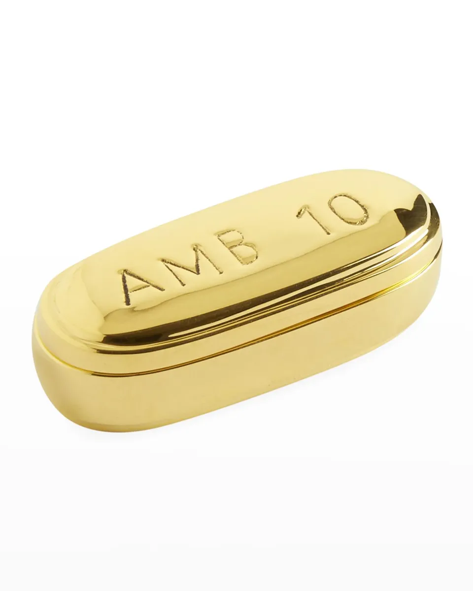Jonathan Adler Brass Pill Box | Thumbnail 3 Jonathan Adler Brass Pill Box | Thumbnail 3