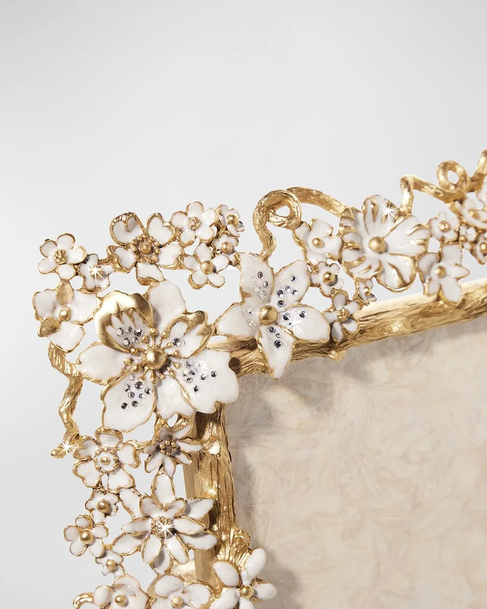 Jay Strongwater Ophelia 14K Gold & Crystal Picture Frame, 5" x 7" | Thumbnail 3 Jay Strongwater Ophelia 14K Gold & Crystal Picture Frame, 5" x 7" | Thumbnail 3