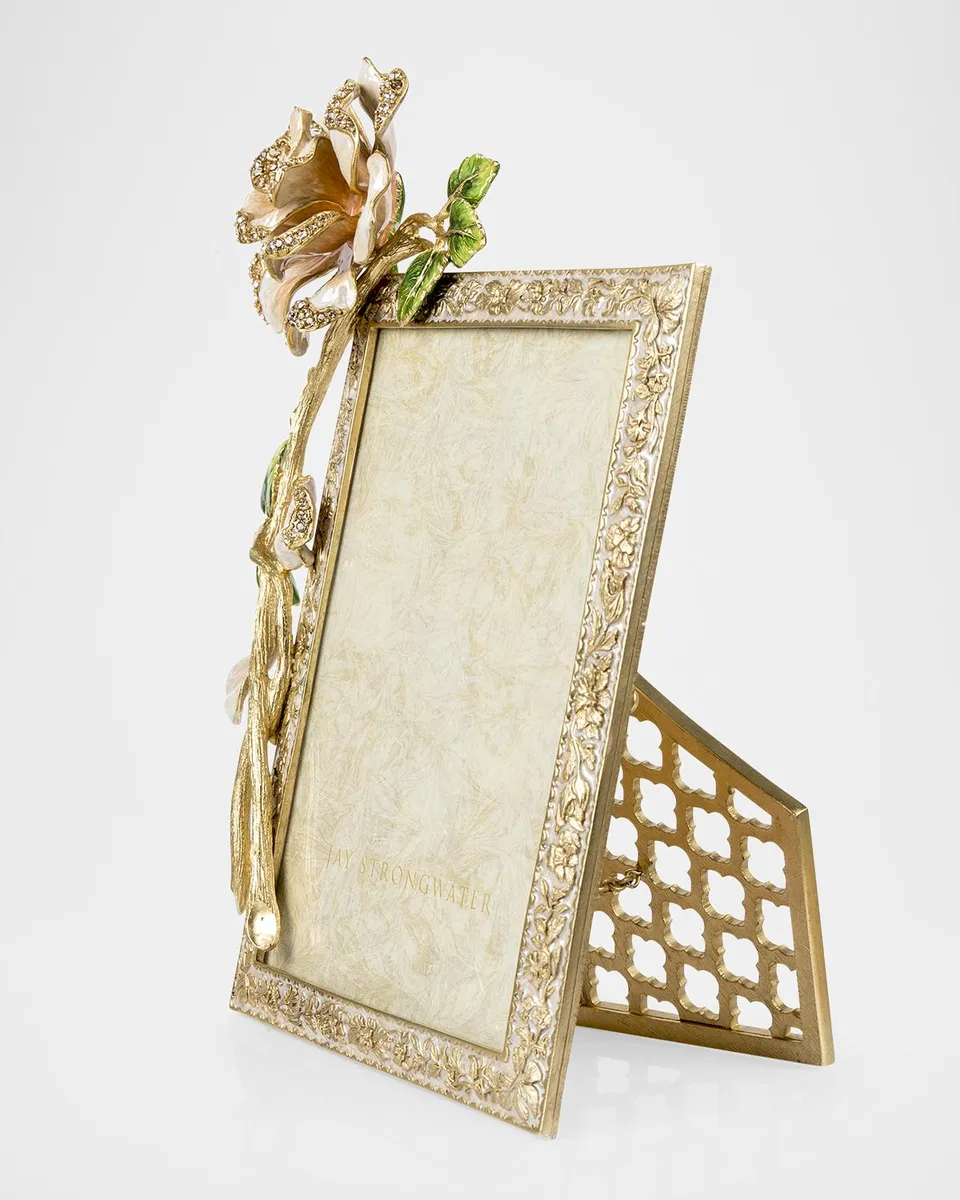 Jay Strongwater Rylee Rose 5" x 7" Picture Frame | Thumbnail 2 Jay Strongwater Rylee Rose 5" x 7" Picture Frame | Thumbnail 2