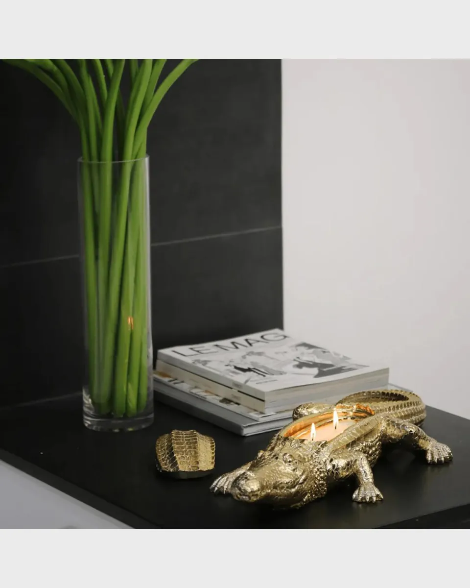 Thompson Ferrier Golden Grand Alligator Candle, 14 oz. | Thumbnail 2 Thompson Ferrier Golden Grand Alligator Candle, 14 oz. | Thumbnail 2
