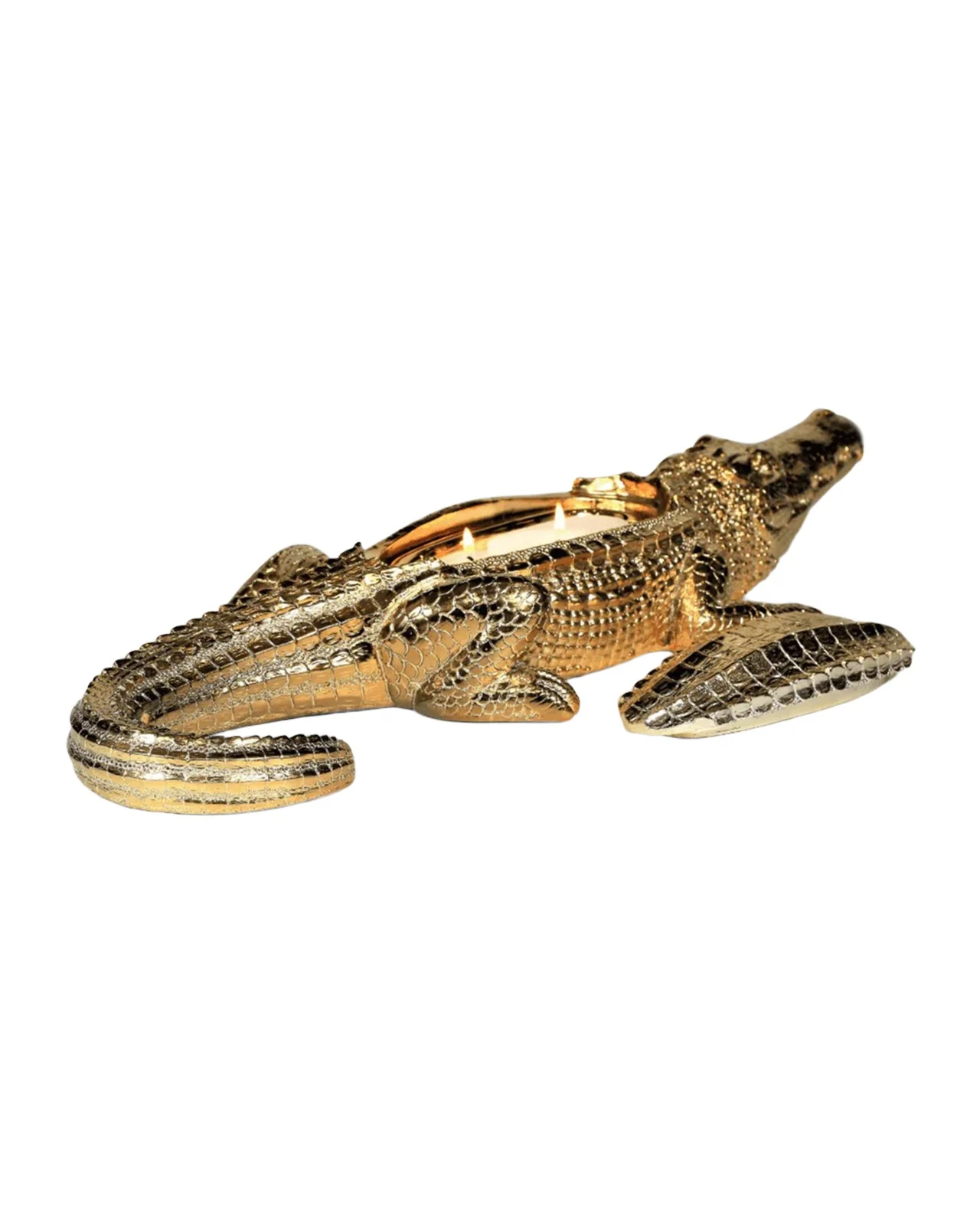 Thompson Ferrier Golden Grand Alligator Candle, 14 oz.