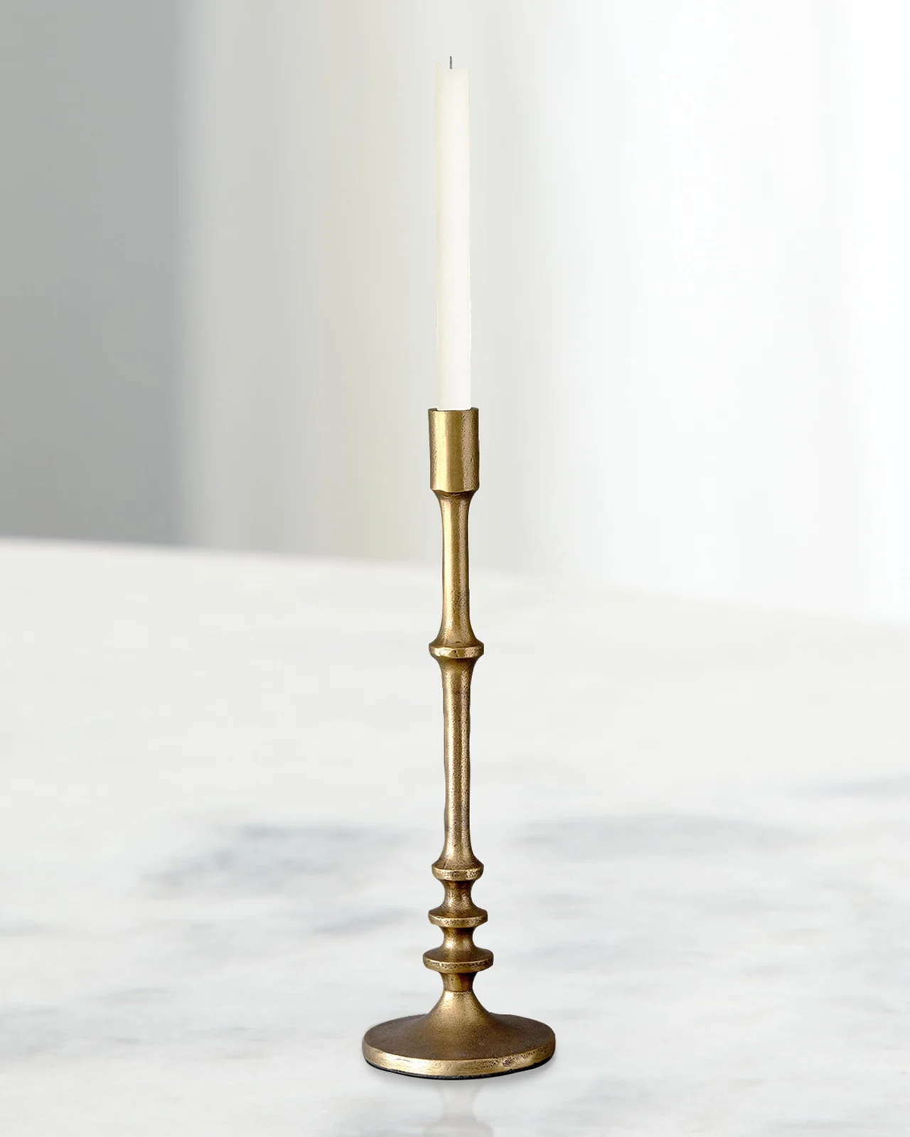 Park Hill Collection Cast Aluminum Classic Candlestick, Tall