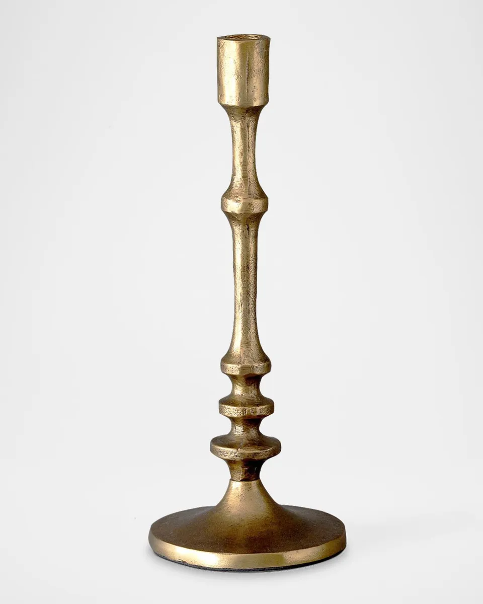 Park Hill Collection Cast Aluminum Classic Candlestick, Medium | Thumbnail 2 Park Hill Collection Cast Aluminum Classic Candlestick, Medium | Thumbnail 2