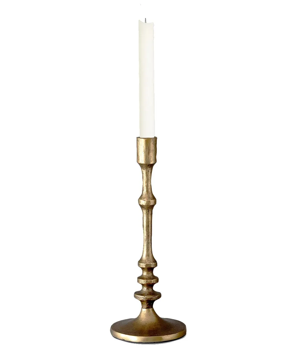 Park Hill Collection Cast Aluminum Classic Candlestick, Medium | Thumbnail 3 Park Hill Collection Cast Aluminum Classic Candlestick, Medium | Thumbnail 3