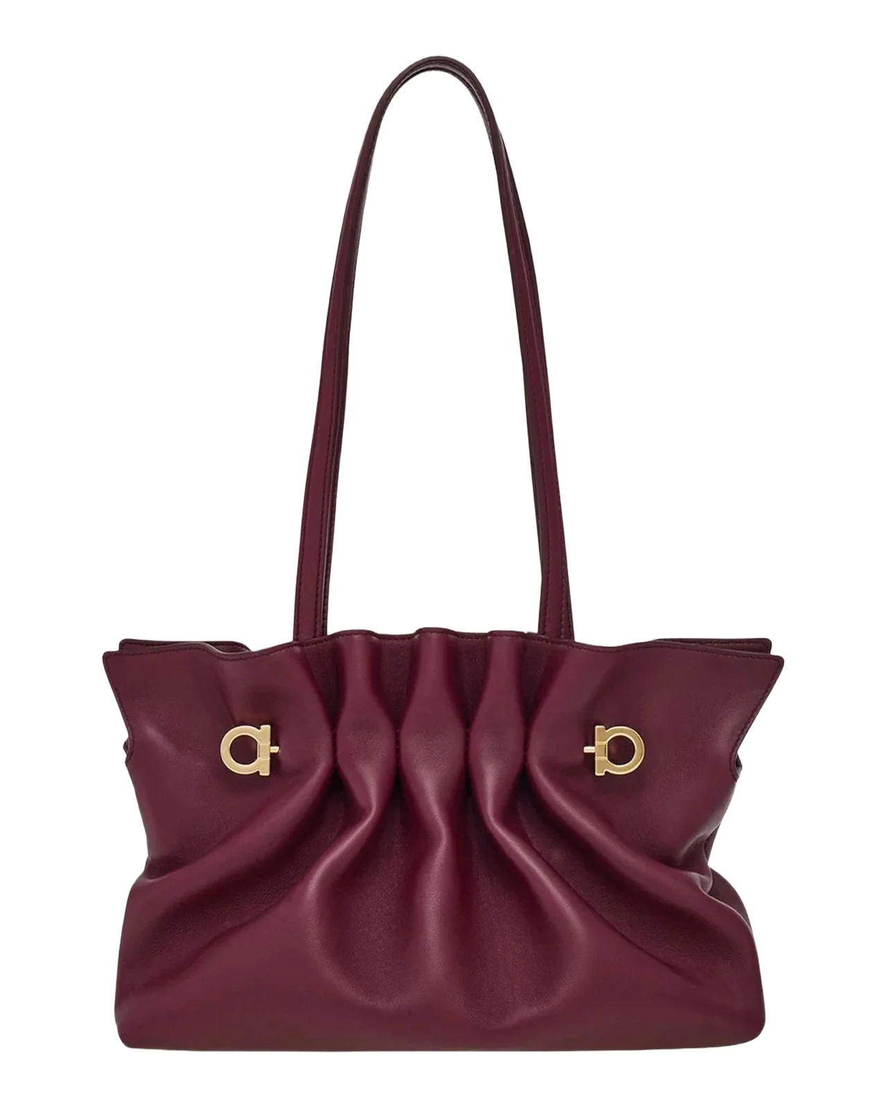 Gancio Pin Soft Leather Shoulder Bag Gancio Pin Soft Leather Shoulder Bag