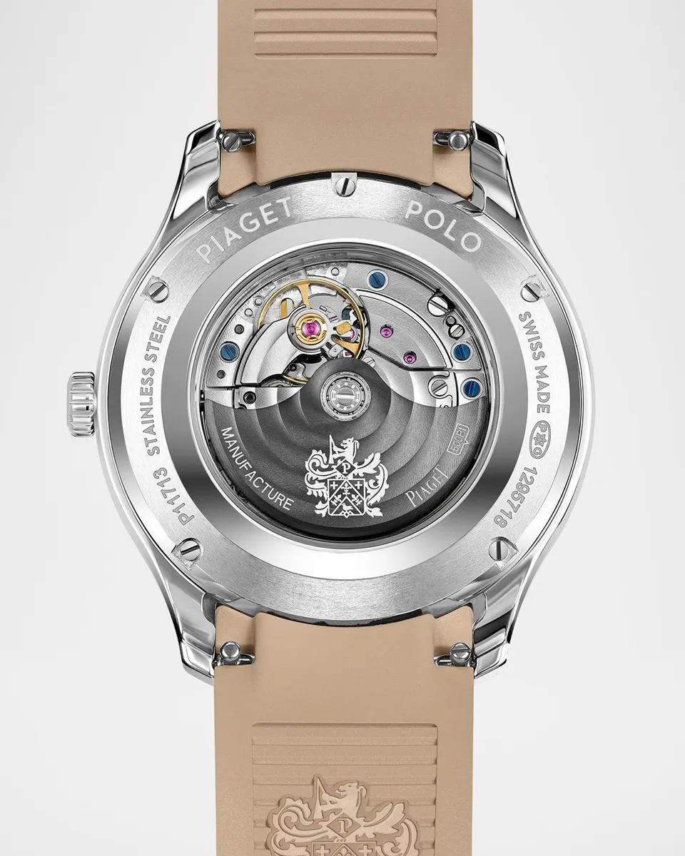 Piaget Polo Diamond Automatic Watch with Rubber Strap, 36mm | Thumbnail 3