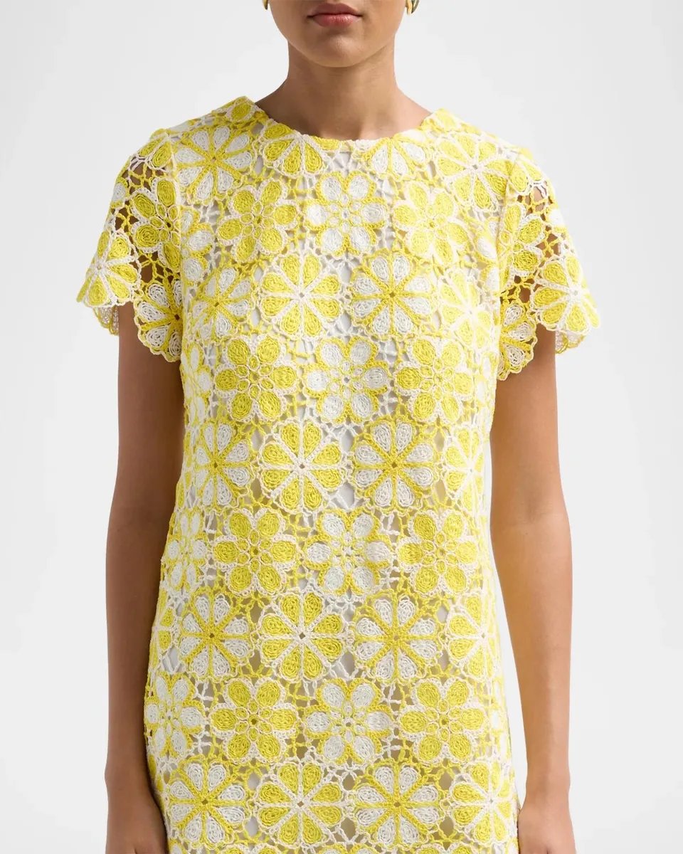 Lilly Pulitzer Cortney Crochet Shift Dress | Thumbnail 5 Lilly Pulitzer Cortney Crochet Shift Dress | Thumbnail 5