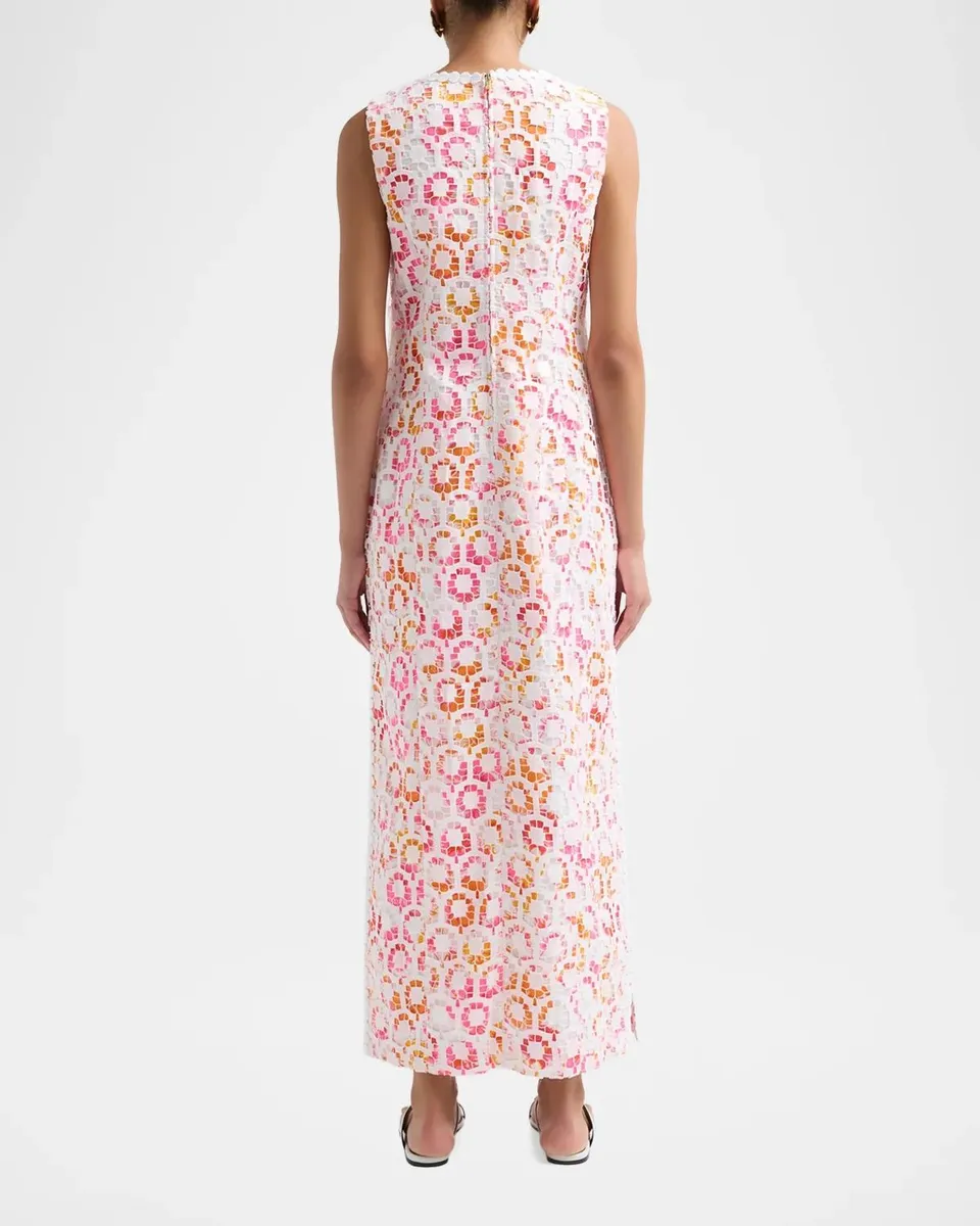 Lilly Pulitzer Kitt Lace-Overlay Maxi Shift Dress | Thumbnail 3 Lilly Pulitzer Kitt Lace-Overlay Maxi Shift Dress | Thumbnail 3