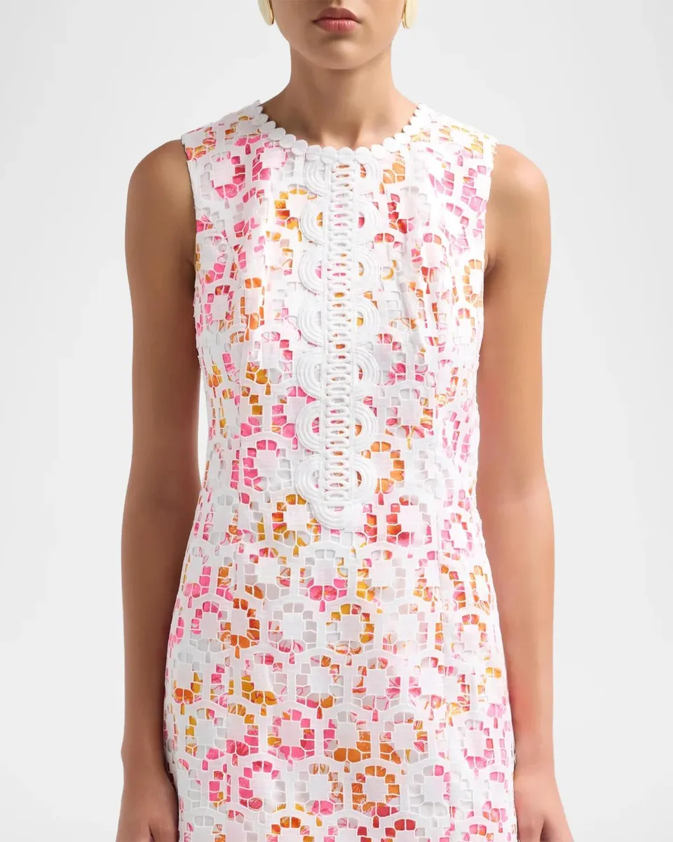 Lilly Pulitzer Kitt Lace-Overlay Maxi Shift Dress | Thumbnail 5 Lilly Pulitzer Kitt Lace-Overlay Maxi Shift Dress | Thumbnail 5