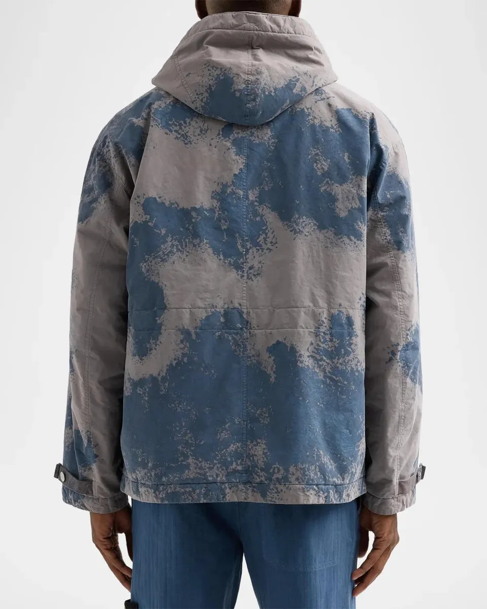 Stone Island Men's David Light Hand-Painted Short Parka | Thumbnail 3 Stone Island Men's David Light Hand-Painted Short Parka | Thumbnail 3