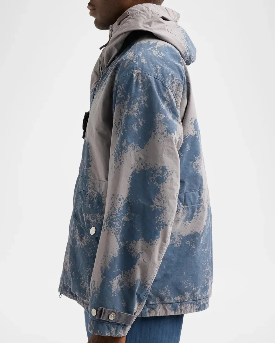 Stone Island Men's David Light Hand-Painted Short Parka | Thumbnail 5 Stone Island Men's David Light Hand-Painted Short Parka | Thumbnail 5